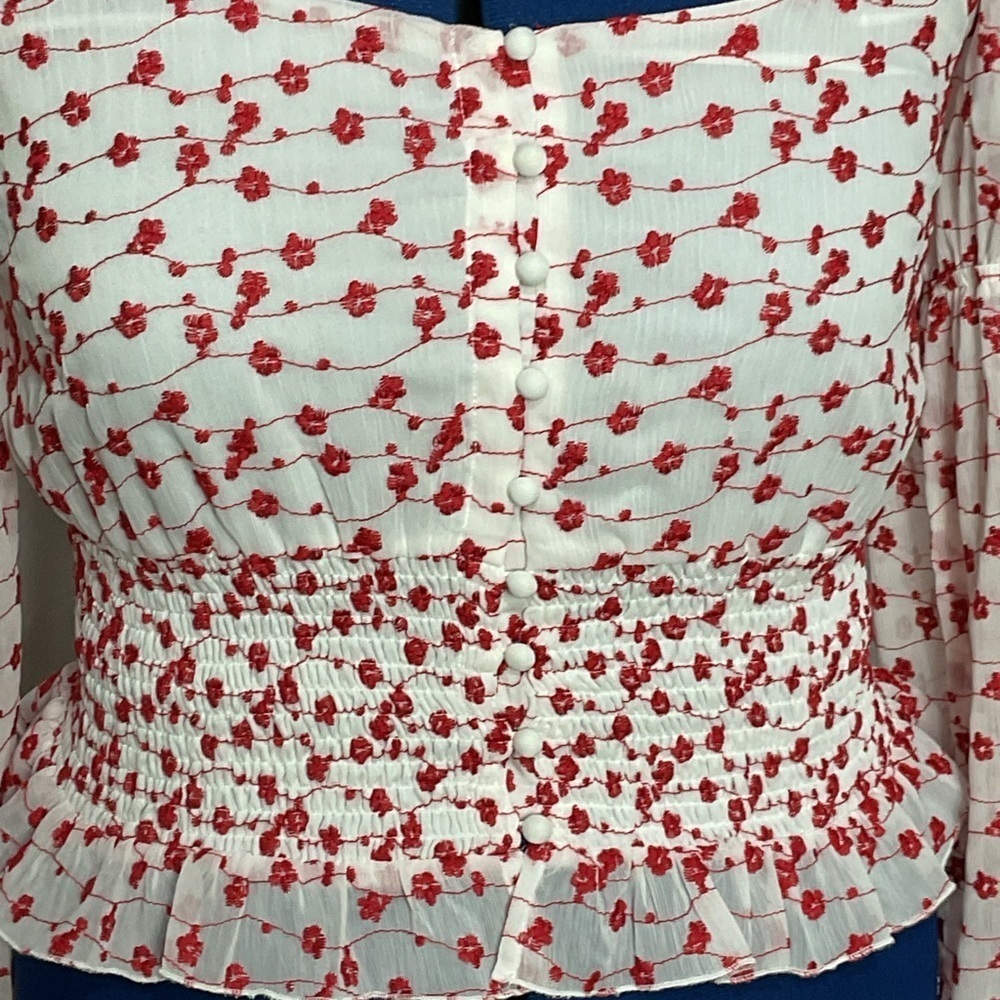 Woman’s Code x Mode Embroidered Top - Picture 3 of 11
